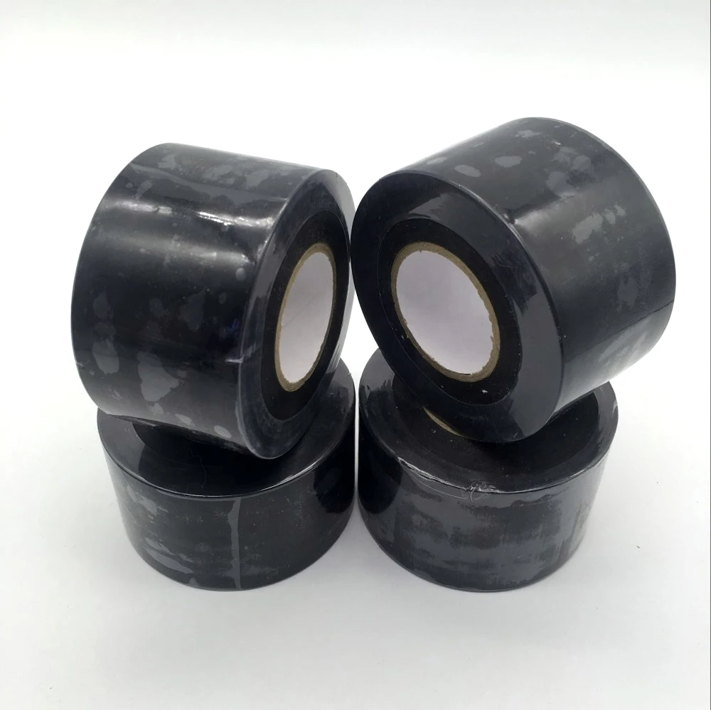 Black Pvc Pipe Wrapping Adhesive Tape Uv Protection Weather Resistant Pvc Wrap Tape Buy Pipe