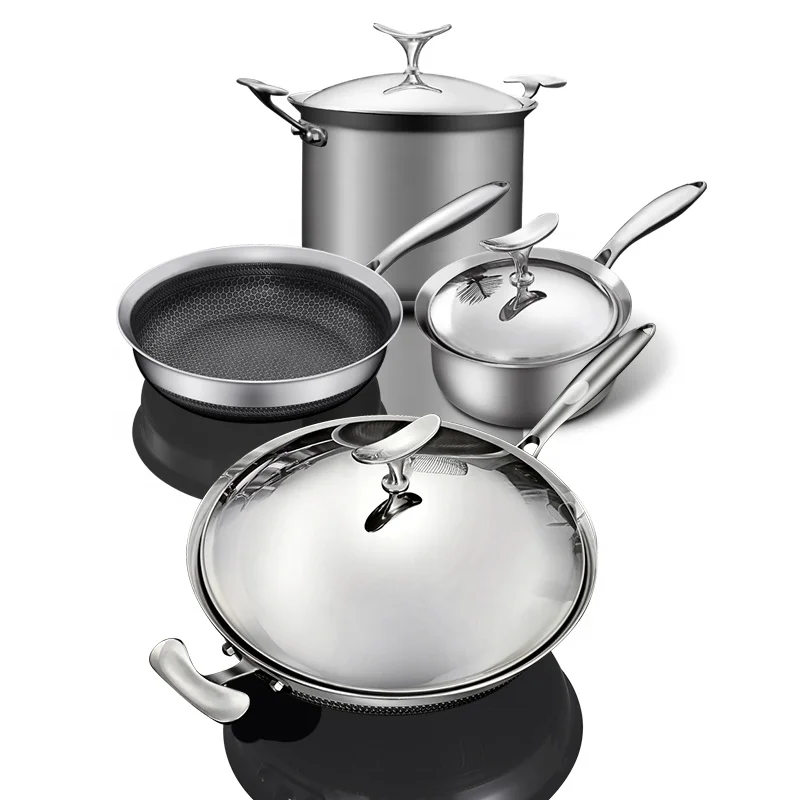 

High Quality aluminum non stick cookware sets Polishing cookware manufacturers kitchen cookware