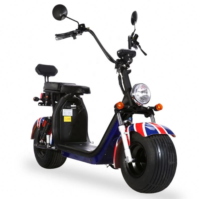 

1200W/72V high power chopper electric scooter electric motorcycle with big shelf