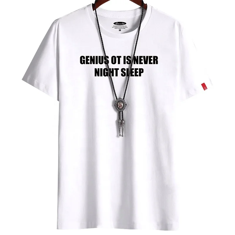

Custom Logo Printing 100% Cotton Men T-shirt white blank Tshirt for summer print logo picture tee shirt
