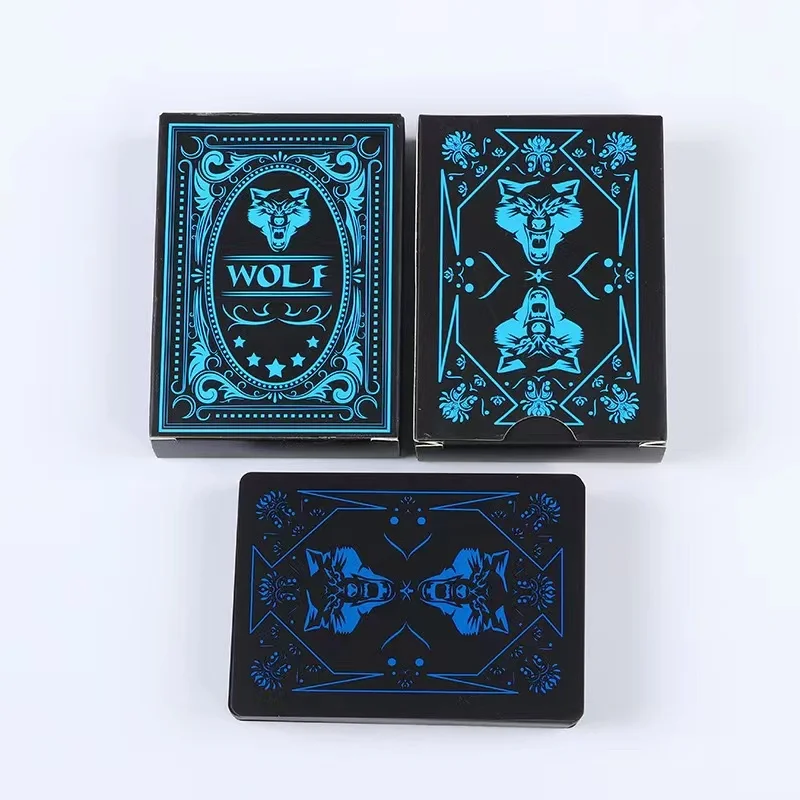 New Plastic PVC Poker Smooth Waterproof Multiple Colors Poker Playing Card For Creative Gift