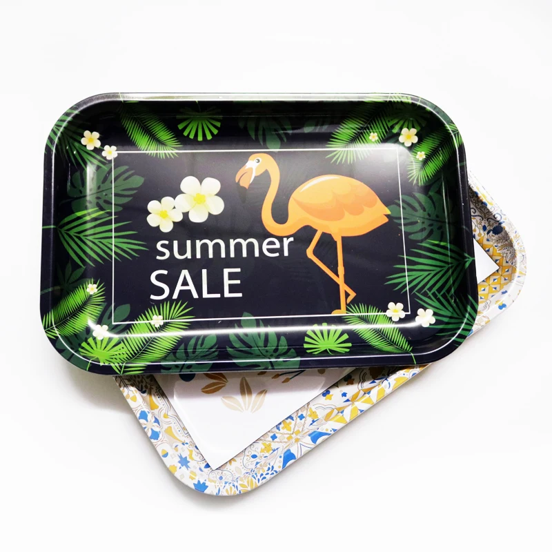 

Best Quality And Hot Sale Metal Tray Cartoon Design Rolling Tray Size 28.5X19cm Metal Tray Customized Logo And Design