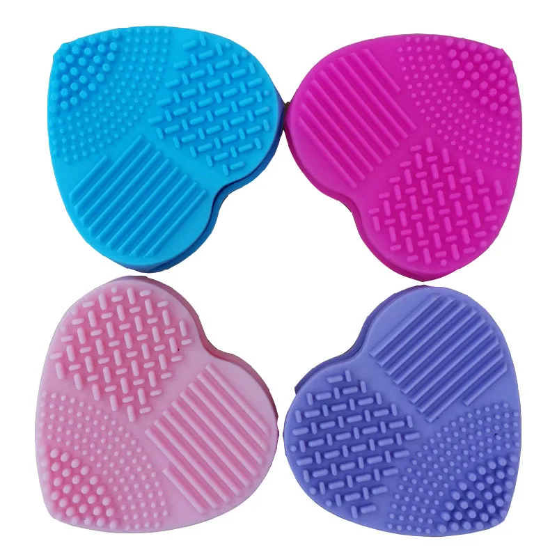

Makeup Brush Cleaning Pad Foundation Make Up Brush Scrubber Board Cleaning Mat Makeup Brush Cleaner Cosmetic Cleaning Tool, Pictures