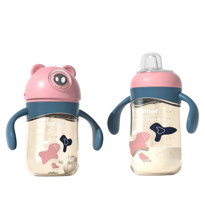 

Chinese High Quality Kids Sippy Cup Home Use Ppsu Milk Feeding Baby Bottle Feeder