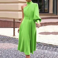 

2020New 2020 French Maid Style Party Wear Multilayer Puff Sleeve Mini Evening Dress