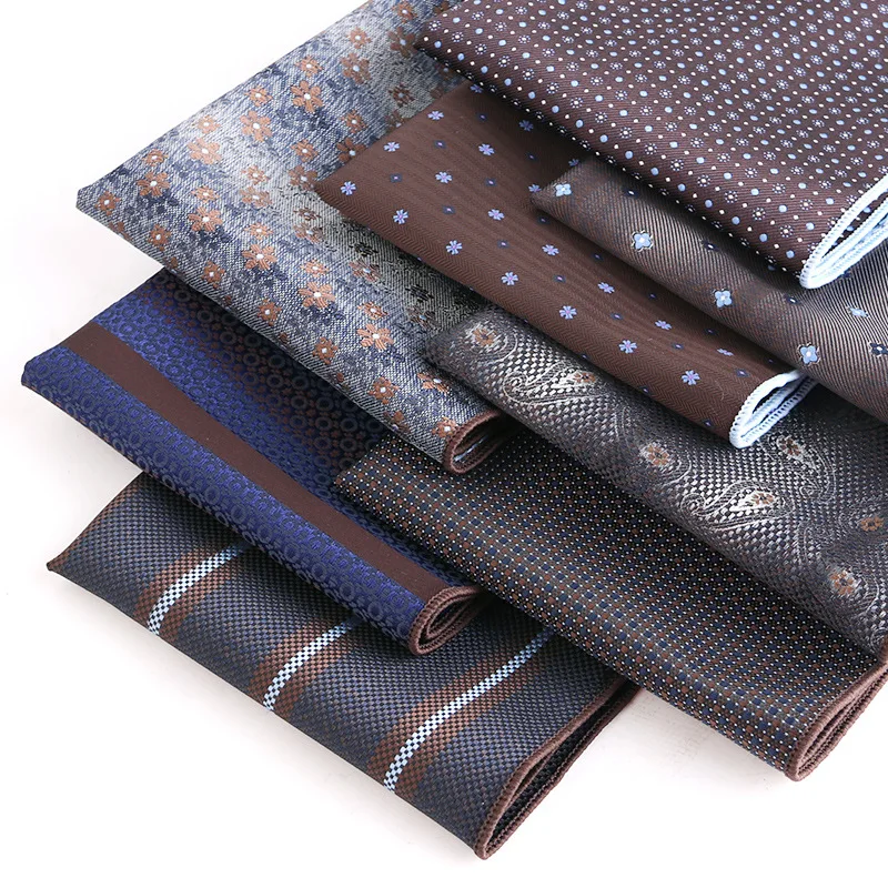 

Vintage Polyester Handkerchief for Mens Small Handkerchief Unisex Women Pocket Towel Neck Scarf Male Shirt Suit Hanky