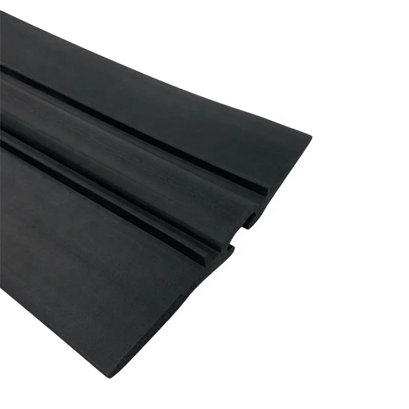 TPE U Shape Sweeping Industrial Cold Room Sliding Door Rubber Seal with Screw Installation