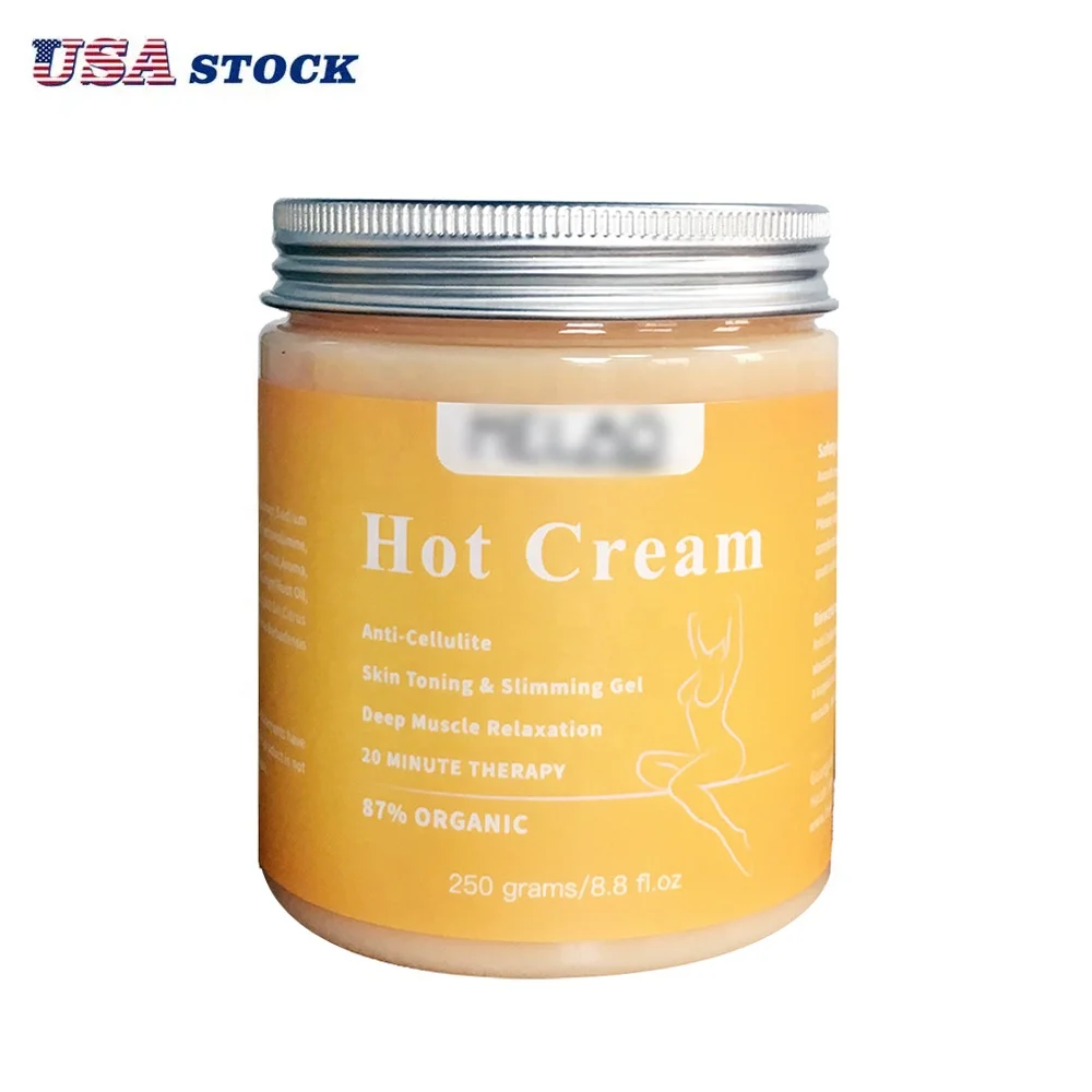 

250ML/Bottle 87% Organic Anti-Cellulite Hot Cream Slimming Cream Body Skin Firming Lotion Body Massager Weight Loss Cream