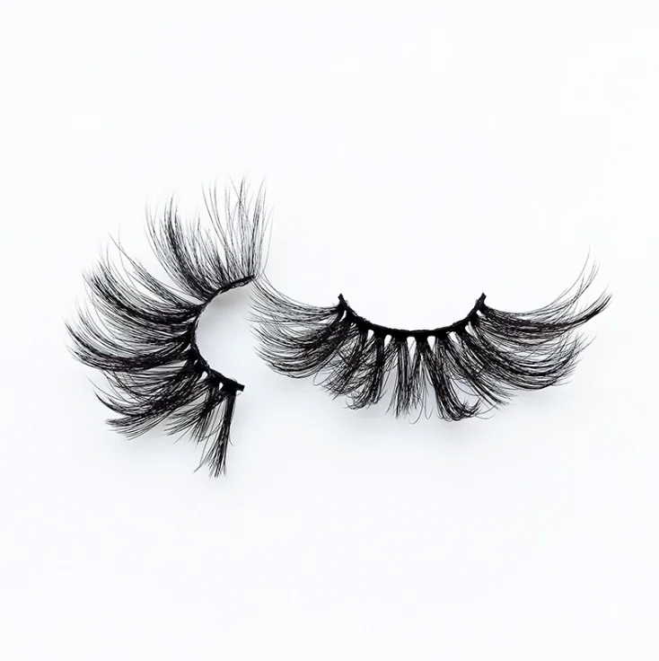

Own Brand vendor Luxury grade 100% mink eyelashe with customized boxes 3d fluffy mink lashes, Black color