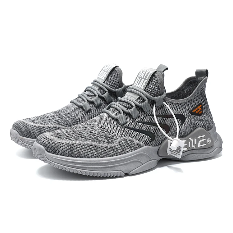 

2021 summer breathable flying woven casual running sneakers shoes sport football