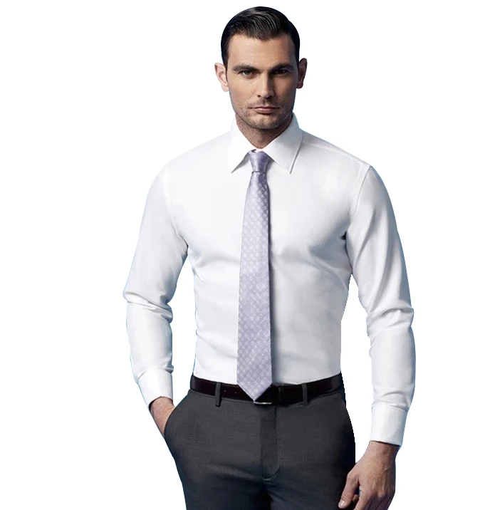 

High Quality Latest Design Fashion Cotton Office Business Formal Men's Long Sleeve Shirt, Custom color
