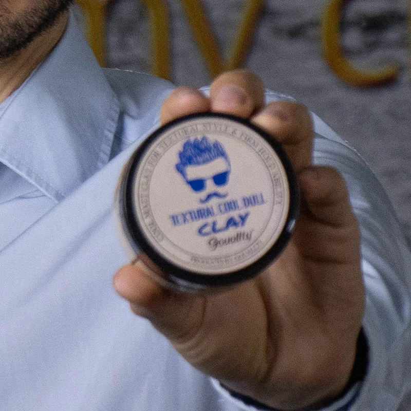 

Gouallty In Stock Men Styling Products Strong Hold Hair Wax, Transparent