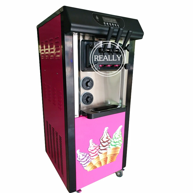 

20L/H commercial soft serve ice cream machine with R410A refrigerant