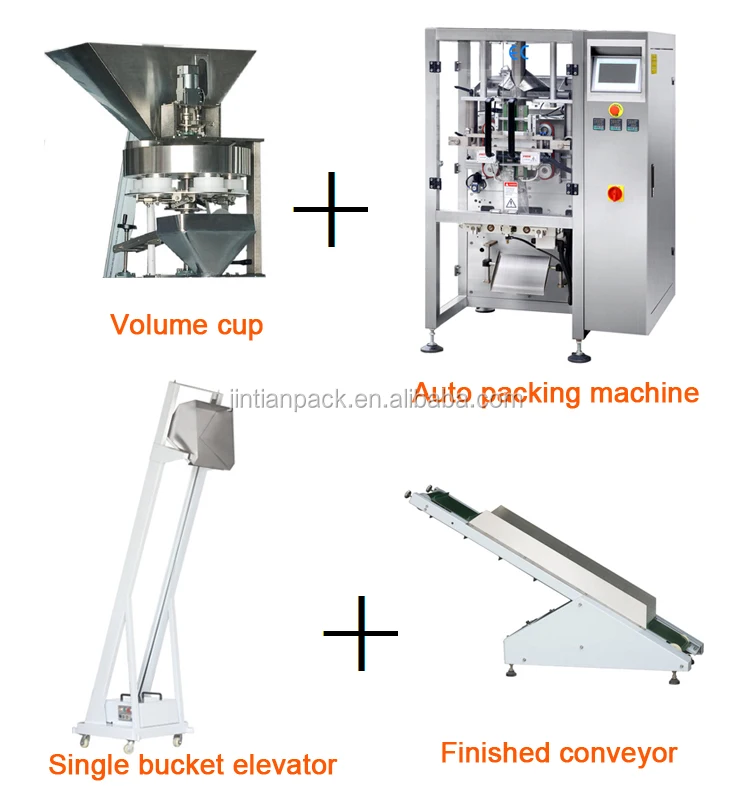 CE JINTIAN PACK 50g-1000g automatic granule packing machine for salt/ sugar
