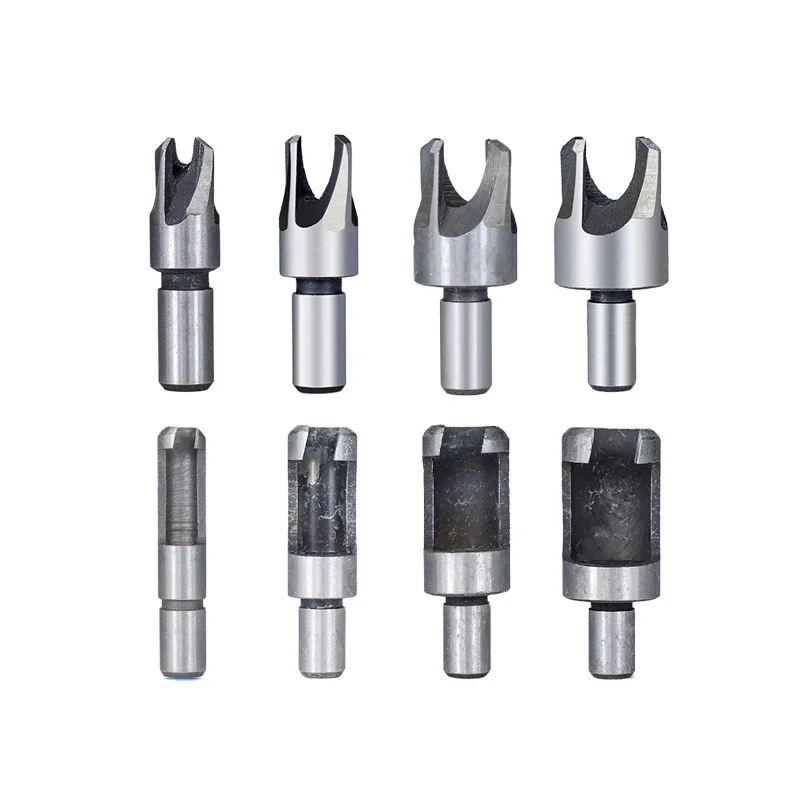 Wood Plug Cutter Set 8pcs Carbon Steel 