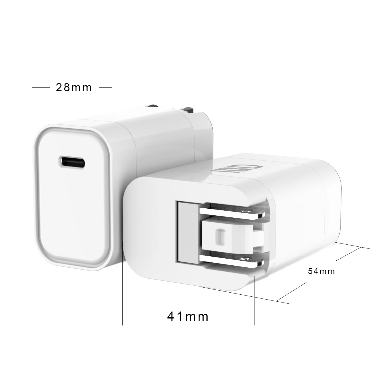 

IBD 18/20w Usb Pd Wall Charger Quick Fast Travel Charger Usb C Adapter Chargers For iPhone 13, Black+white/grey+white/full white /full black