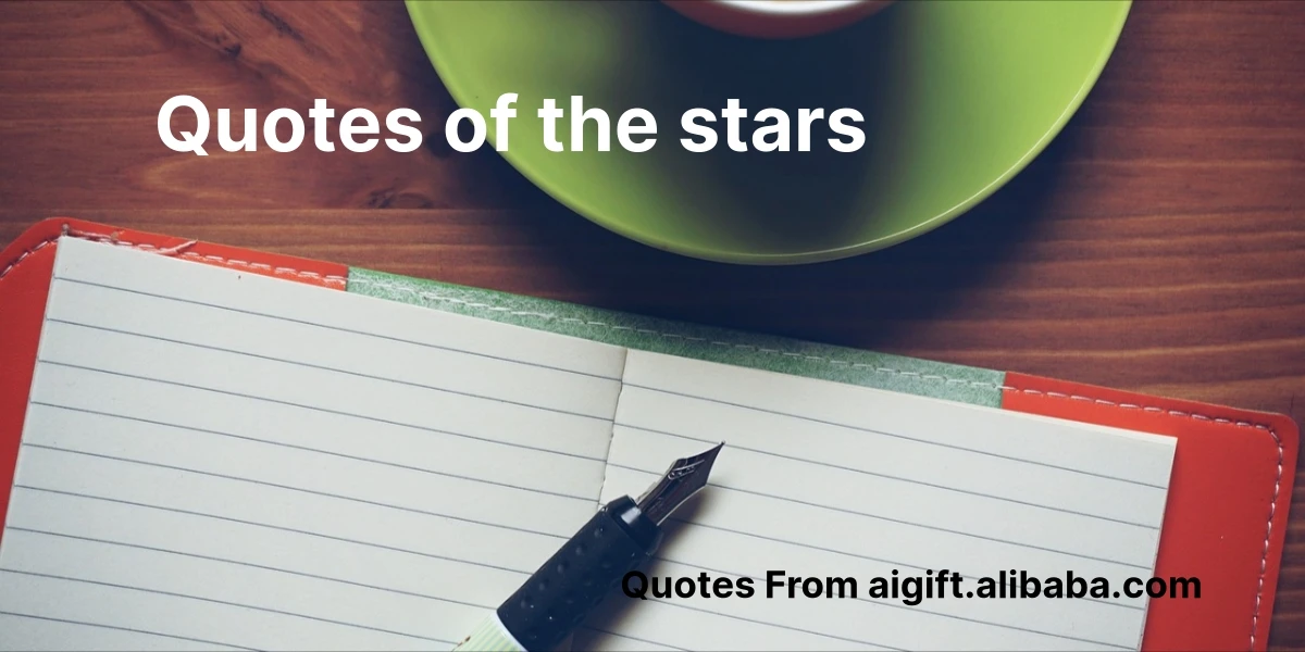 quotes of the stars