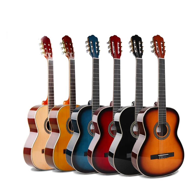 

EC-350 Wholesale musical instruments nylon electro classical guitar C70&C40&C80, N/yn/customized