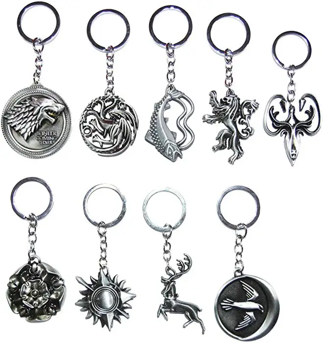 Wholesale Metal 3d Game Of Thrones Stark Keyring Keychains Buy Game Of Thrones Game Of Thrones Keychains Game Of Thrones Keyring Product On Alibaba Com