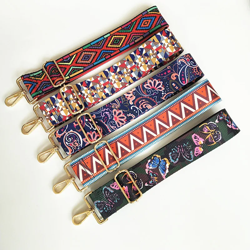 

Handbag Straps for Crossbody Adjustable Bag Bohemian style Shoulder bag Straps