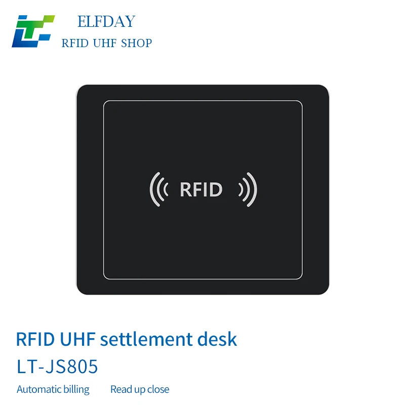 

ELFDAY 30dbm USB RS232 RJ54 Impinj frequency 865~868/902~928mhz EPC CLASS1G2 ISO18000-6C/6B uhf rfid reader checkout counter