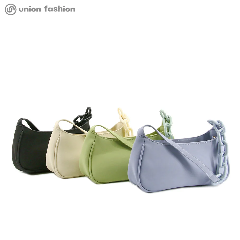 

High Quality PU Leather Acrylic Chest Hands Crossbody Bag Purses For Women, Black/beige/lilac/green