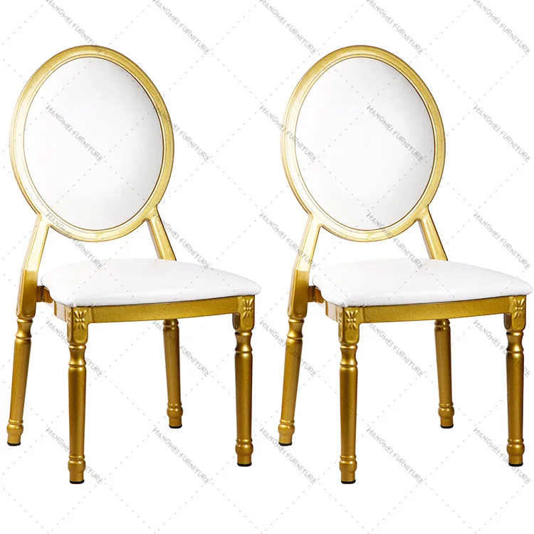 Round Back Luxury Gold Wedding Chair For Event Buy Round Back Luxury