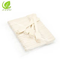 

Biodegradable bulk birch wood spoon/forks/knives disposable wooden cutlery