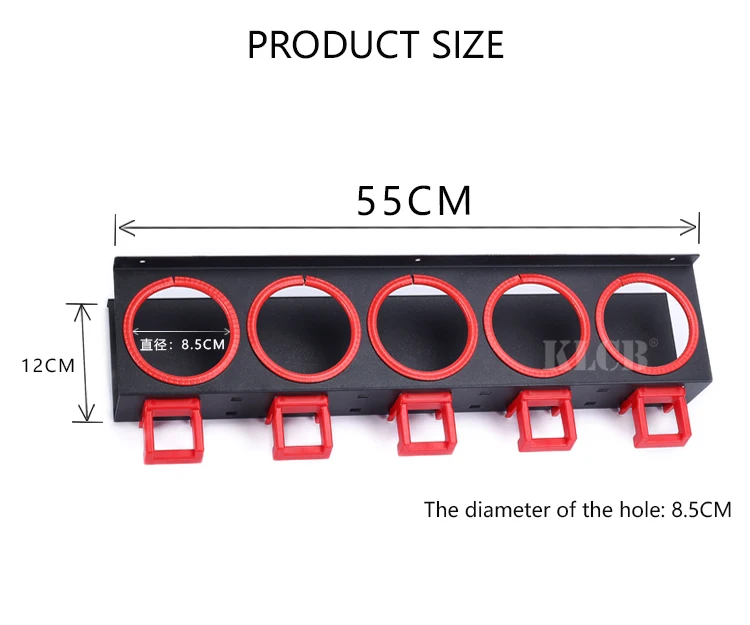 KLCB-Soporte multiusos para herramientas de Cuidado de Automóviles, pulverizador para botellas y toallas