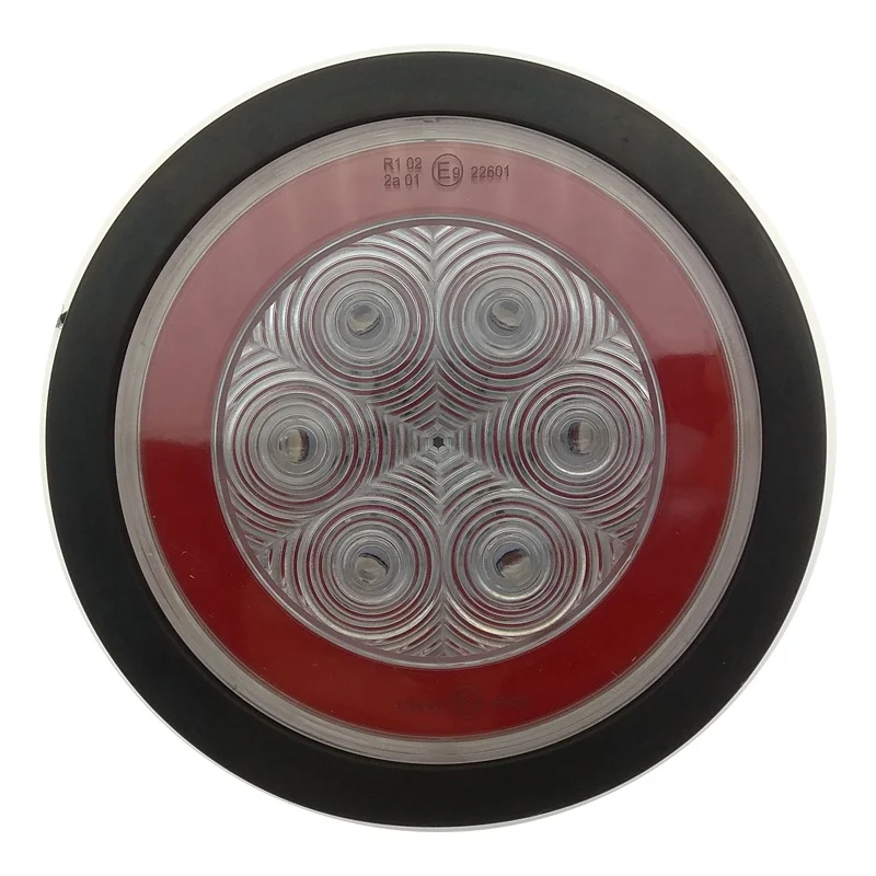 High Quality 50,000 Hours Dot Sae 4 Inch Round Led Tail Lights Utility Trailer Light With Dot