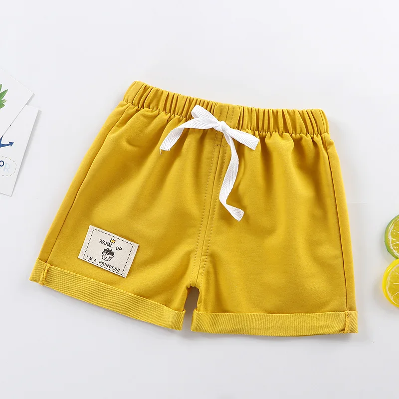 

Children's shorts summer boys and girls candy color thin all-match stretch shorts