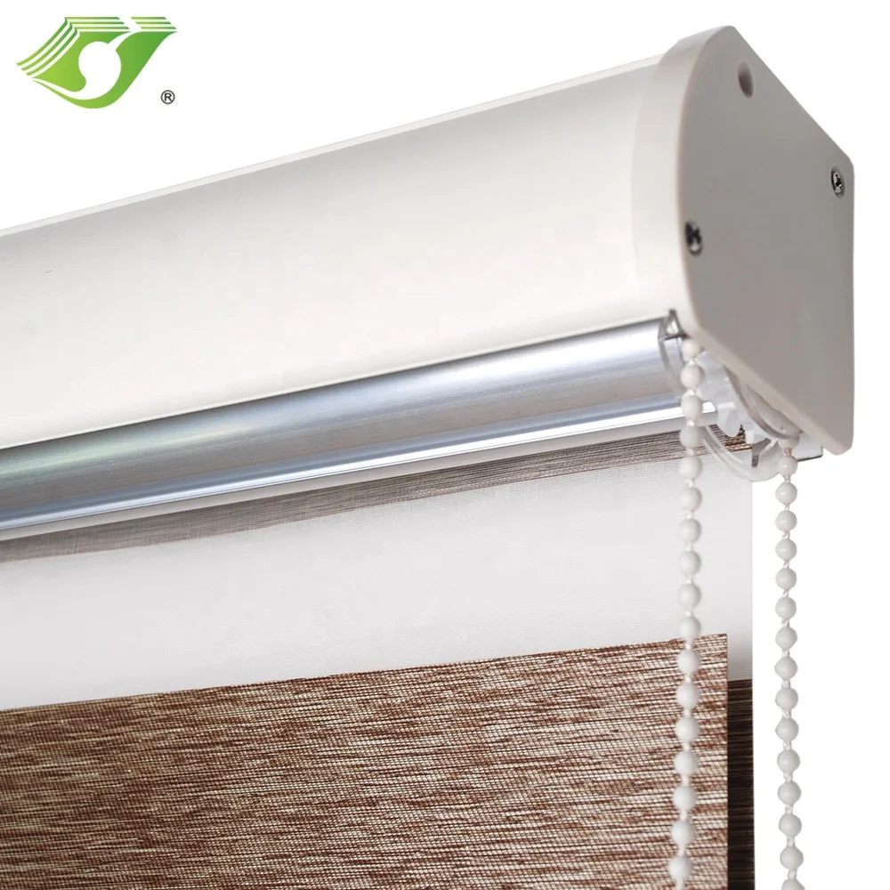 
Modern hotel custom blackout zebra roller fabric blinds with bead rope blind shade parts low price manufacturer hot sale 