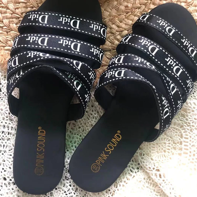 

Cheap Wholesale Colorful Fashion Personalized Branded Slippers Slide Sandals For Womens