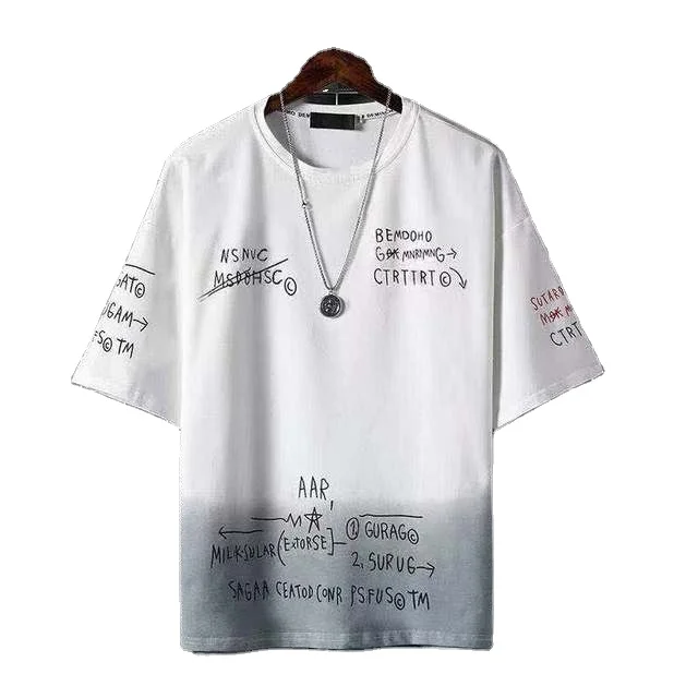

Men's summer hip-hop streetwear Harajuku casual loose T-shirt
