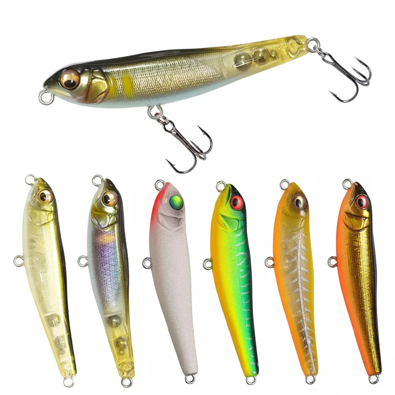 

saltwater fishing lures sea fishing sinking bait artificial fishing lure pencil stick bait Hard Pesca Lure, 8 colors