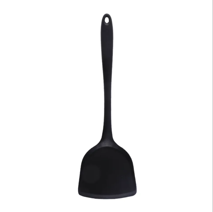 

Soft Touch Heat Resistant Black Single Silicone Professional Cookware Set Kitchenware Silicone Kitchen Tool New, Customized color
