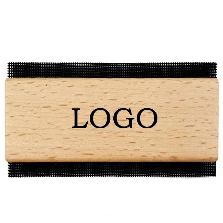 

Custom LOGO Wooden Wool Comb Pilling Sweater Cashmere Comb With Scarves Wool Coats Pant Legs Knits, Natural color