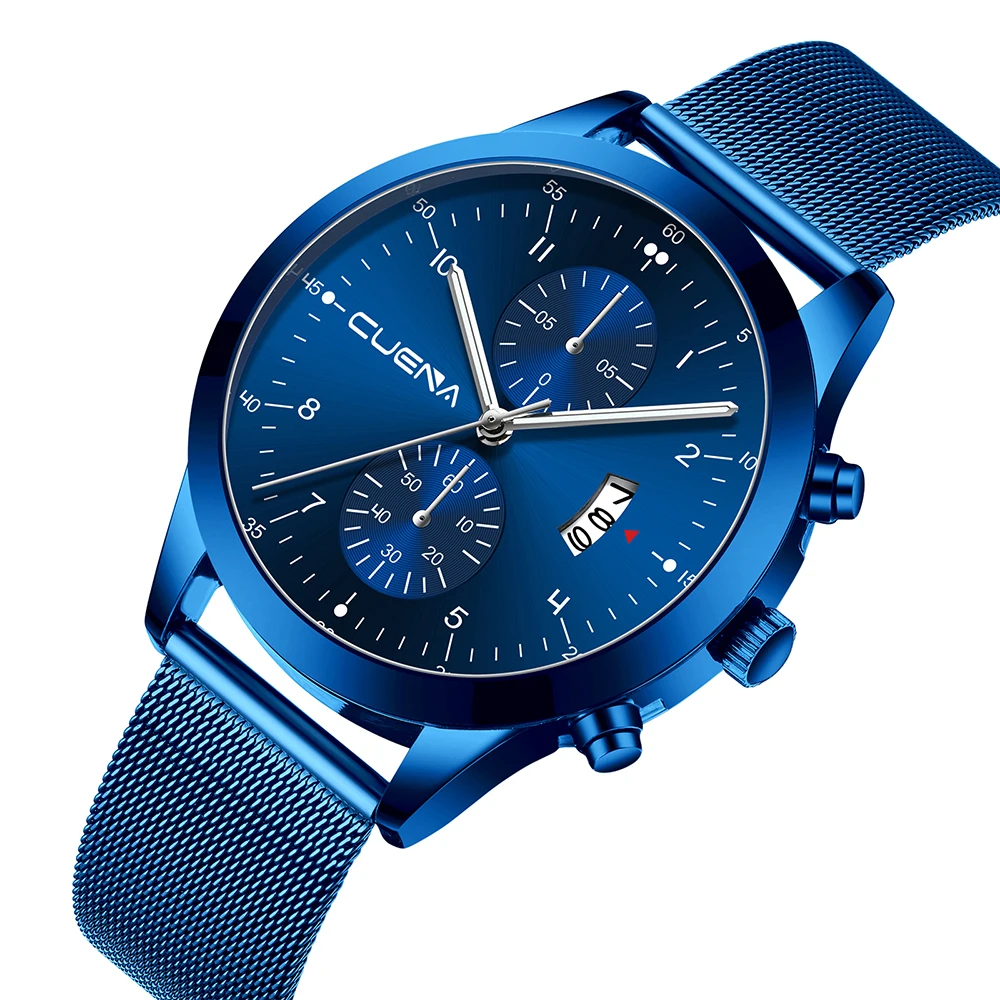 

China cheap luxury reloj de hombre slim mesh band men quartz watch wristwatch, 11 colors