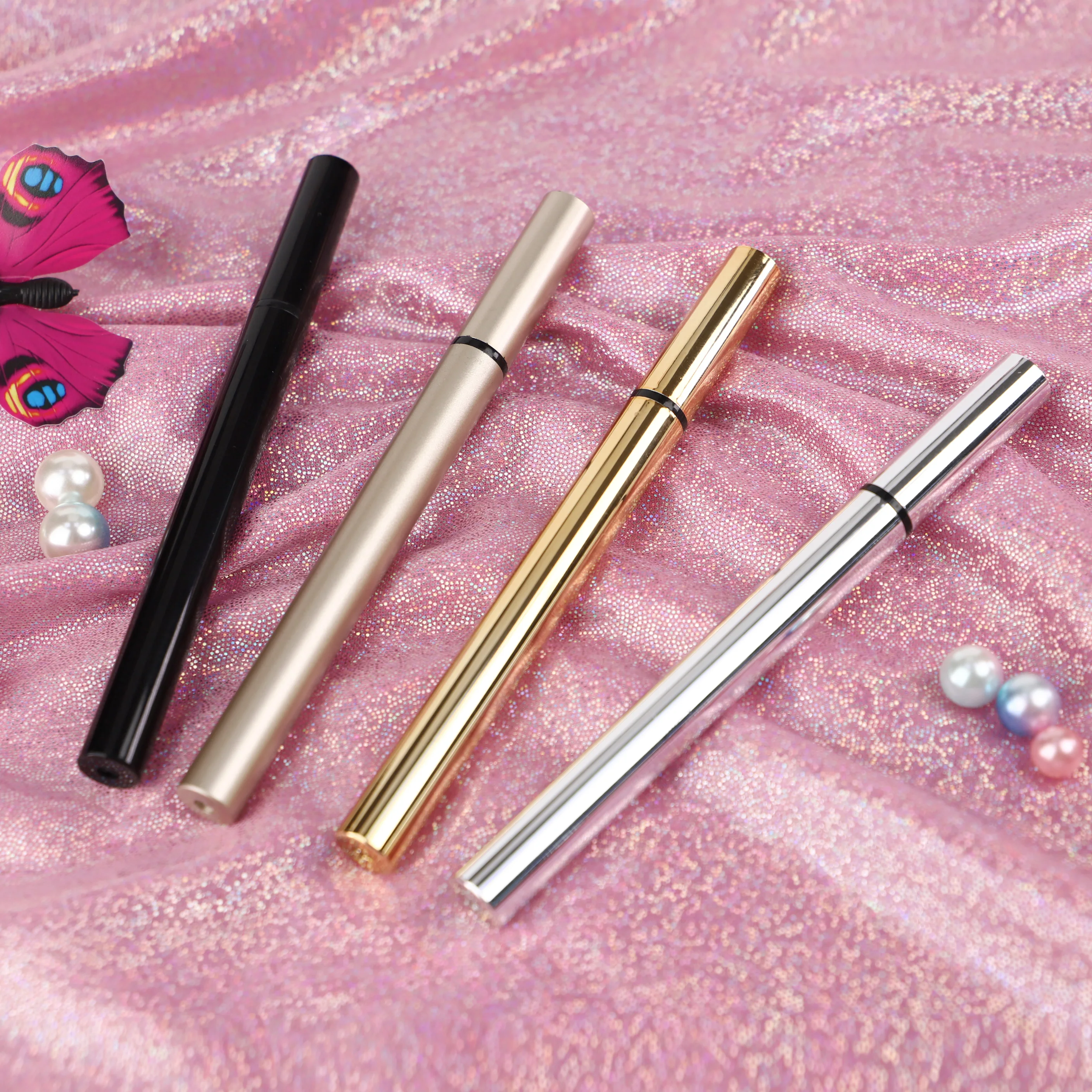 

hot selling black colorful colors eyeliner pen waterproof lash adhesive pen