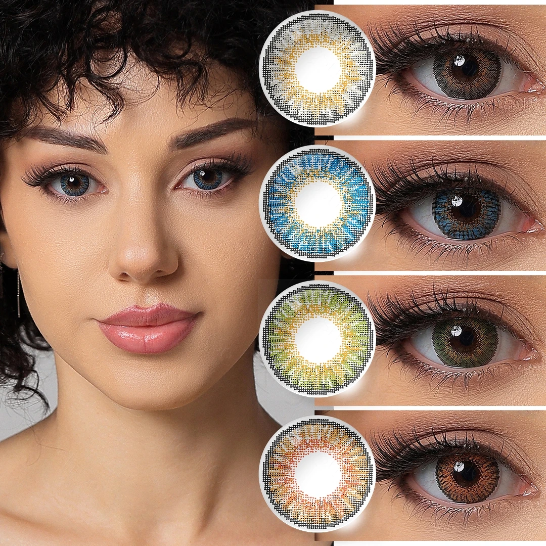 

Wholesale $1 Colored Contacts Lens 38% Water Comfortable Yearly Colored Contact Lenses