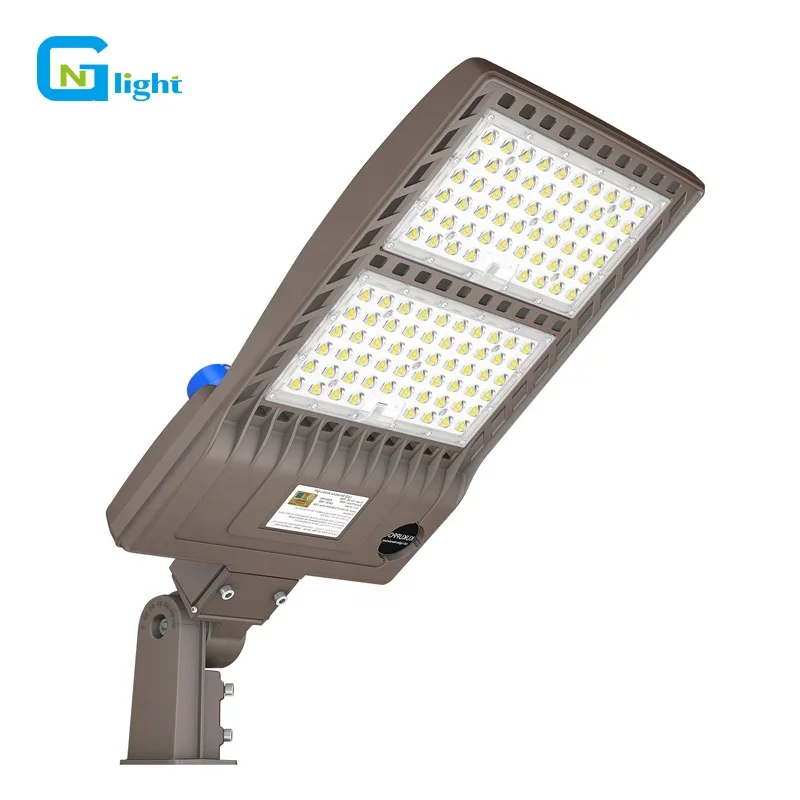 UL cUL DLC 240W LED Shoebox Fixture Replace 1000W Metal Halide 347V 480V LED Street Area Pole Light