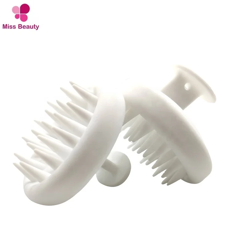 

Silicone Shampoo Brush Hair Scalp Massager, Customized