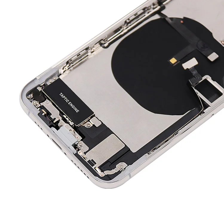 

Back housing cover For apple iphone 7 8 PLUS X XR XS MAX 11 PRO MAX Body Full Middle Frame Assembly With logo, Gray/gold/silver