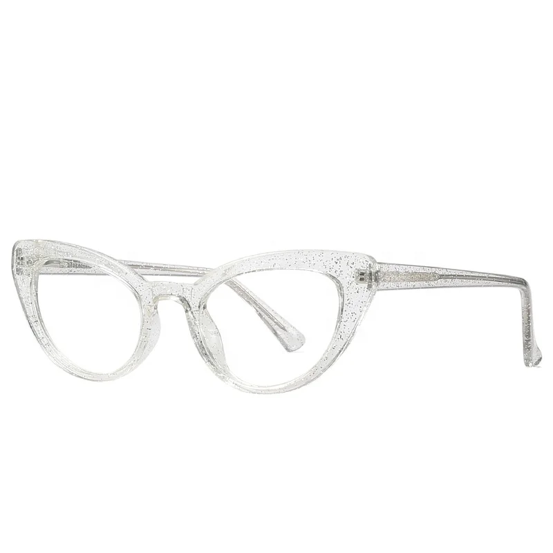 

New product 2021 fashion cat eye oversized optiacl frame computer glasses anti ray blue light blocking glasses