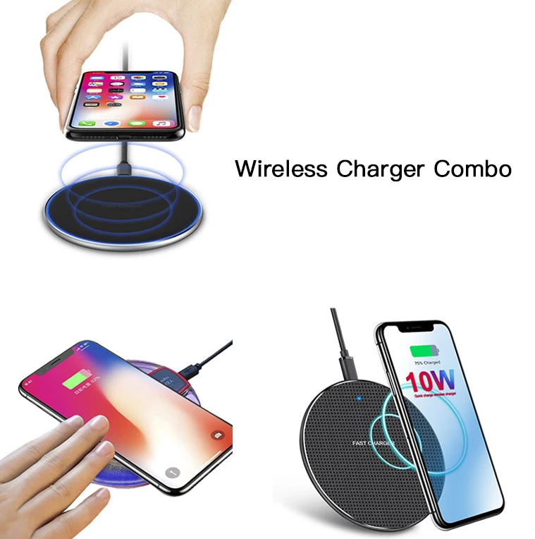 

Settpower Combo 1 New Hot selling 5W 10W 15W charging wireless charger set for smart phone