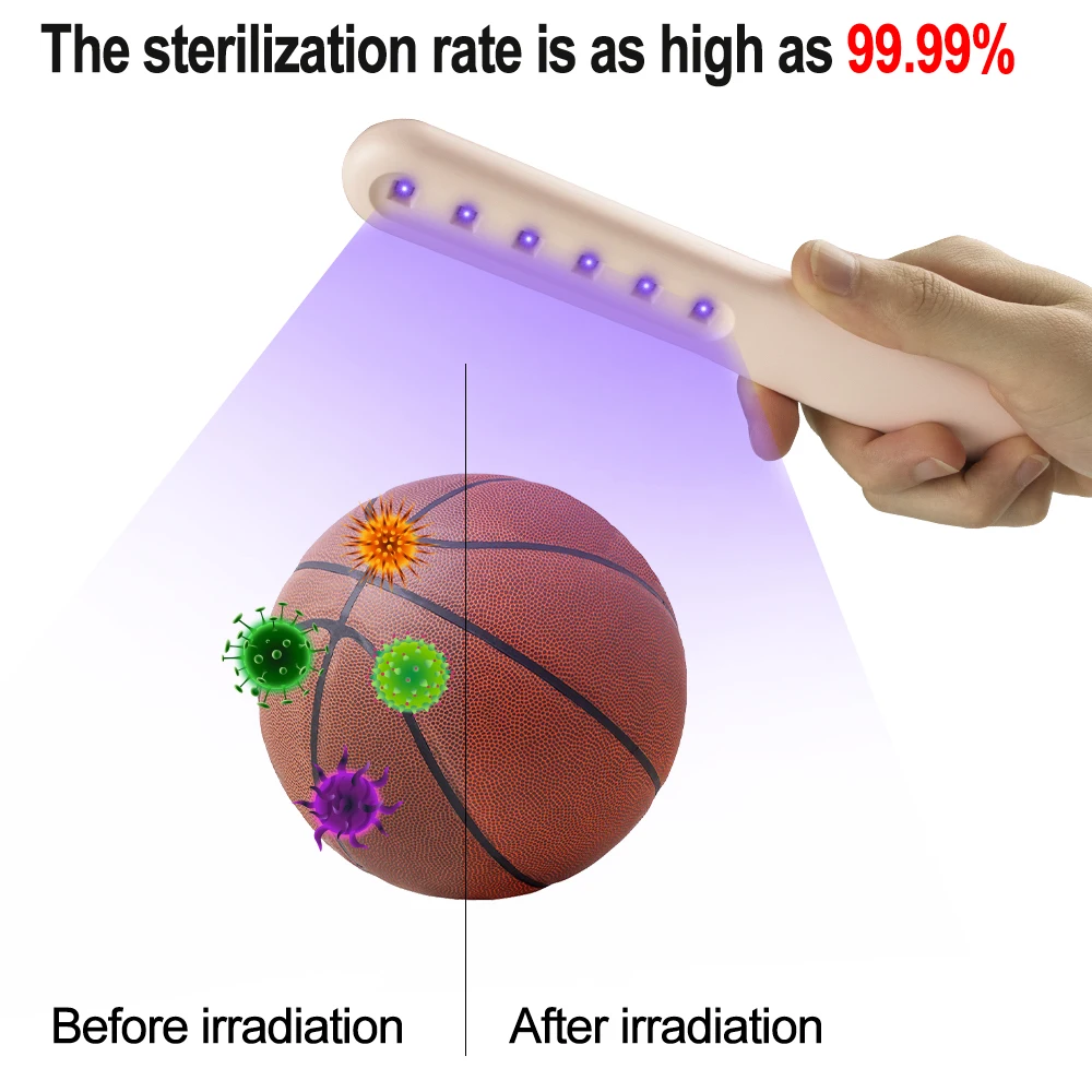 New arrival strong killing virus effect 1w LED UV Sterilizer Lamp Portable Ultraviolet Germicidal Light Stick