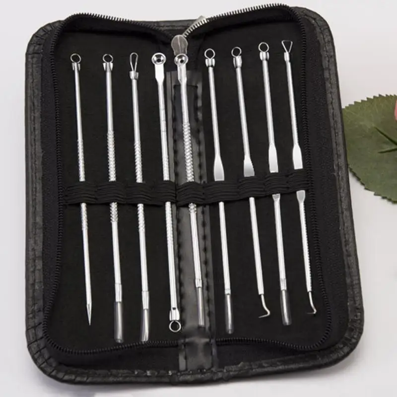 

9/4/2pcs Blackhead Remover Needles to Remove Blackheads, Acne Black Spot Extractor Stainless Steel Pimple Removal Tool