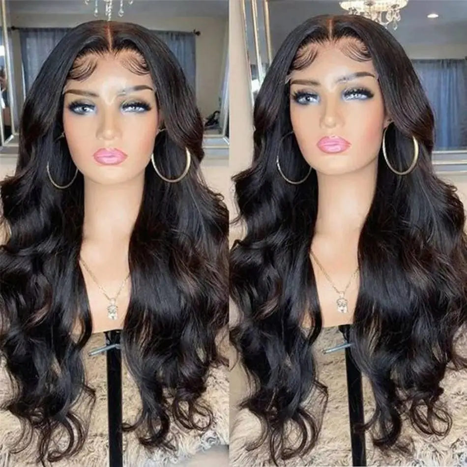 

Cheap Body Wave Cuticle Aligned Lace Closure Human Hair Wig 4x4 Transparent Human Hair Wigs