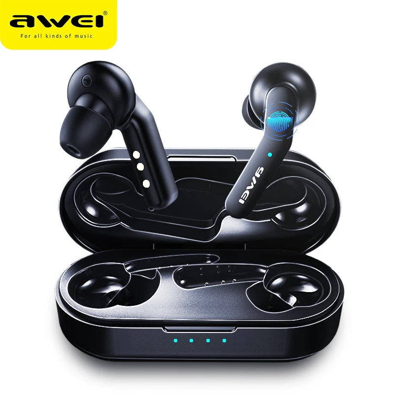 

Awei New Arrivals T10 Bluetooth earbuds tws True wireless bluetooth earphone