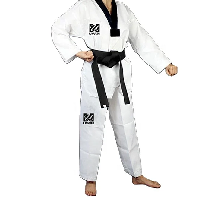 

WTF Poomsae Dan Uniform Male Korean Taekwondo Dobok Tae Kwon Do, White